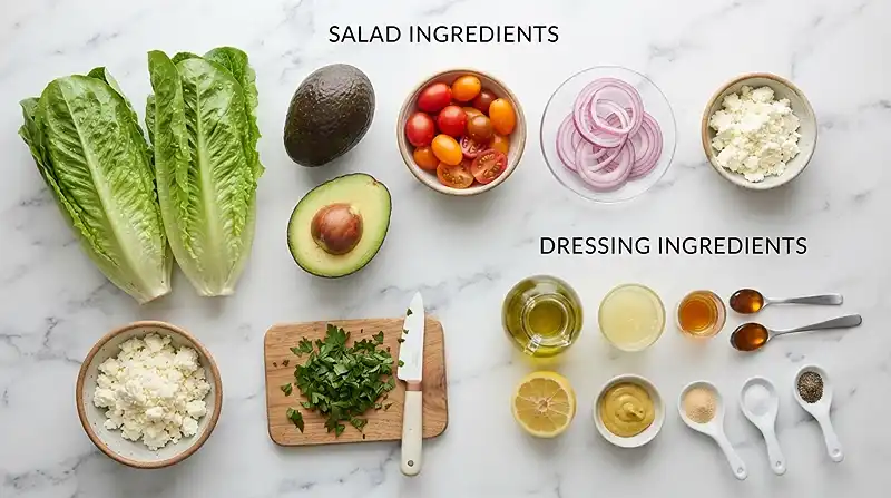 Avocado Romaine Salad 2 Easy Gluten-Free Avocado Romaine Salad