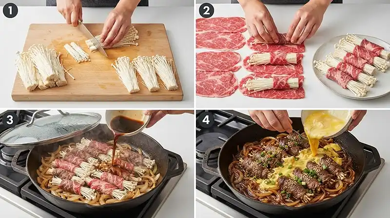 Gluten-Free Enoki Beef Rolls 3 Easy Gluten-Free Enoki Beef Rolls