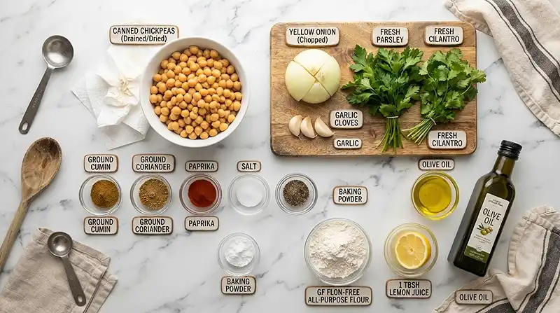 Gluten-Free falafel with canned chickpeas 2 Easy Gluten-Free Falafel with Canned Chickpeas