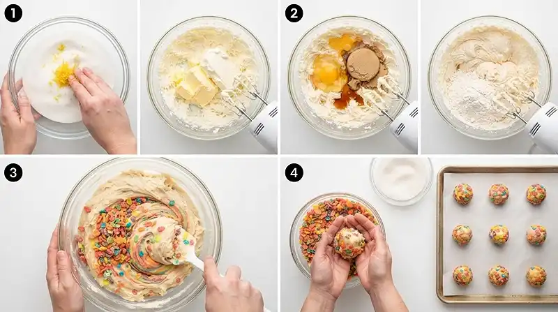 Gluten-Free Fruity Pebbles Cookies 3 Easy Gluten-Free Fruity Pebbles Cookie Recipe