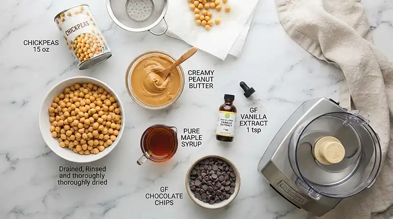 Chickpea Cookie Dough Recipe 2 Edible Gluten-Free Chickpea Cookie Dough