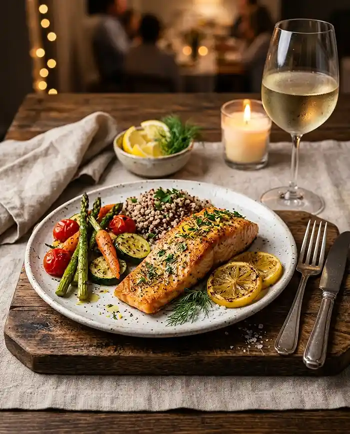 Gluten-Free Lemon Herb Salmon Recipe 4 Garlic Herb Salmon