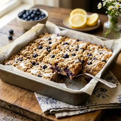 Gluten-Free Blueberry Muffin Cookie Bars
