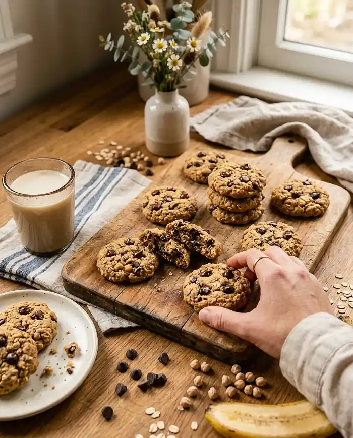 Gluten-Free banana chickpea cookies 4 Gluten-Free Chickpea Cookies