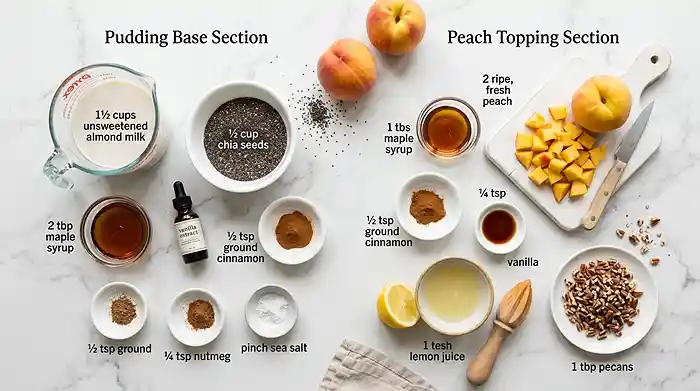 Dairy-Free Peach Pie Chia Pudding 2 Gluten-Free Dairy-Free chia pudding