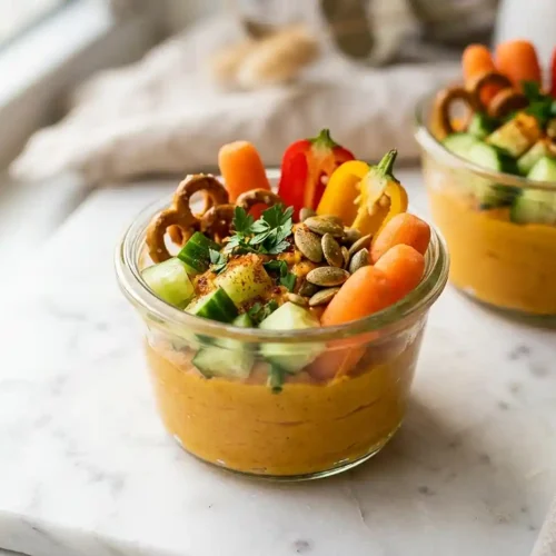 Gluten-Free Pumpkin Hummus Snack Cups 5 Gluten-Free Pumpkin Hummus Snack Cups
