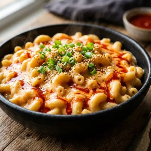 Gluten-Free buldak carbonara mac and cheese​