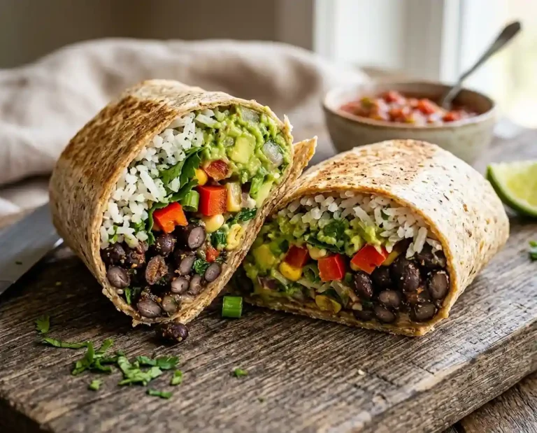 Gluten-Free vegetarian black bean burrito recipe​
