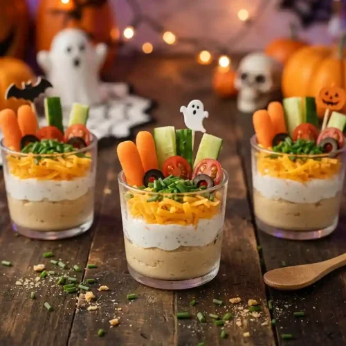 Halloween Veggie Patch Dip Cups 5 Halloween Veggie Patch Dip Cups