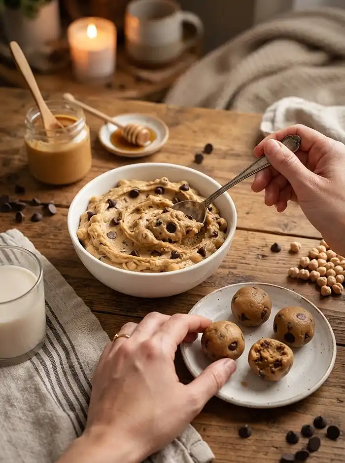 Chickpea Cookie Dough Recipe 4 Healthy Gluten-Free Chickpea Cookie Dough Recipe