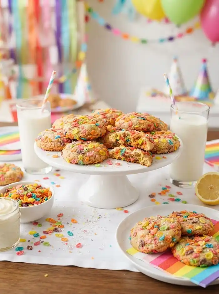 Gluten-Free Fruity Pebbles Cookies 4 How to Make Gluten-Free Fruity Pebbles Cookies