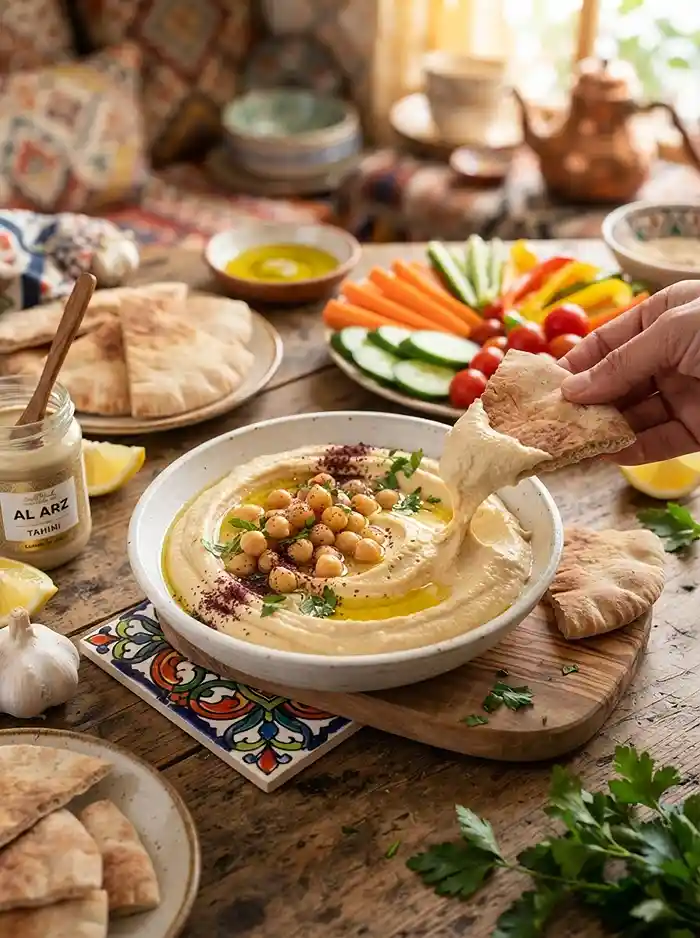 Hummus from Dried Chickpeas