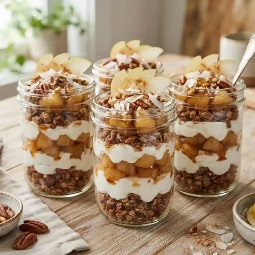 Maple Pear Coconut Yogurt Parfaits 5 Maple Pear Coconut Yogurt Parfaits