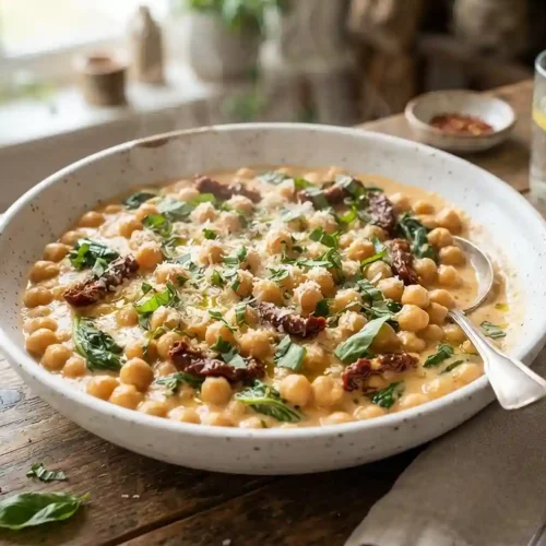 Marry Me Chickpeas with Coconut Milk
