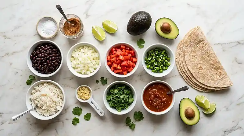 black bean burrito recipe vegan​