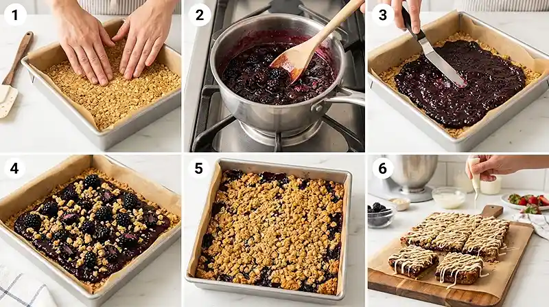 blackberry white chocolate dessert