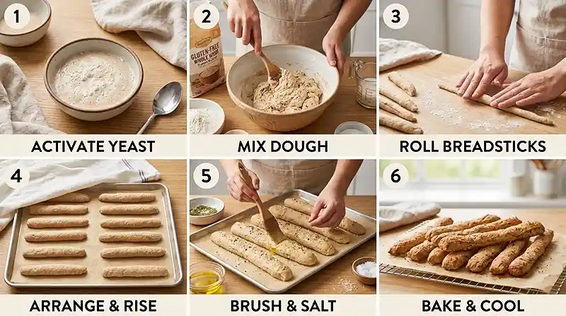 Gluten-Free Whole Wheat Breadsticks Recipe 3 breadsticks recipe whole wheat