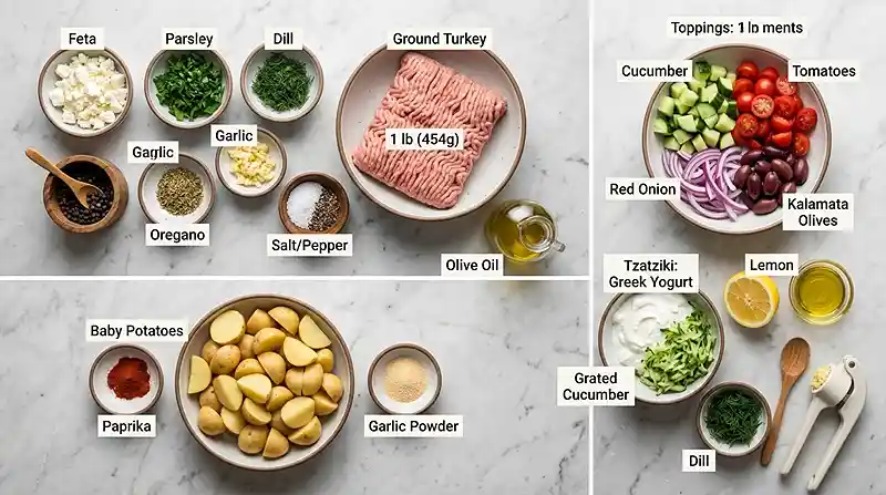 gluten-free burger bowls
