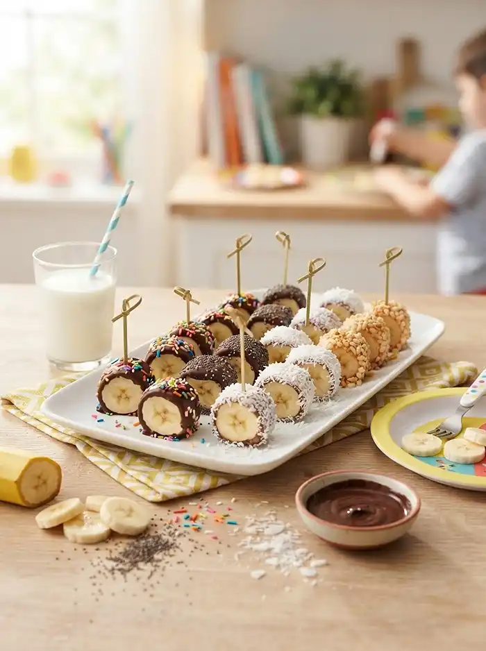 healthy banana sushi​