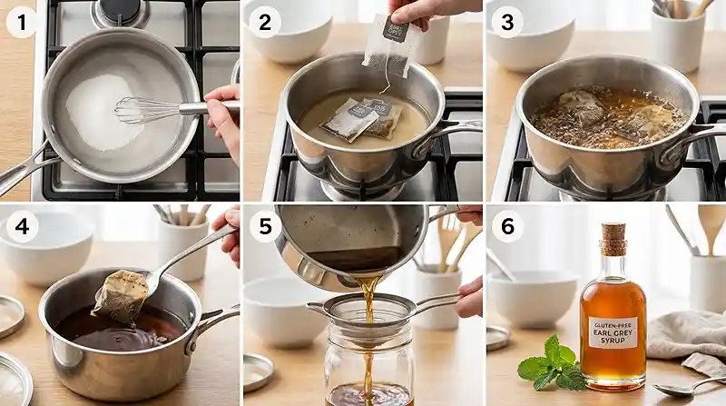 how to make earl grey syrup​