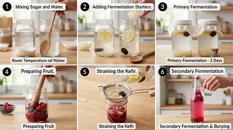 how to make kefir​