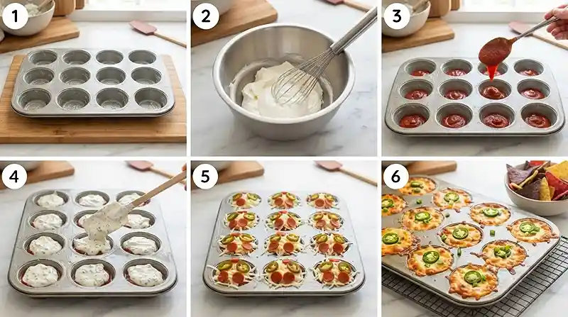 Gluten-Free Jalapeño Ranch Pizza Dip Cups 3 jalapeno ranch pizza snack