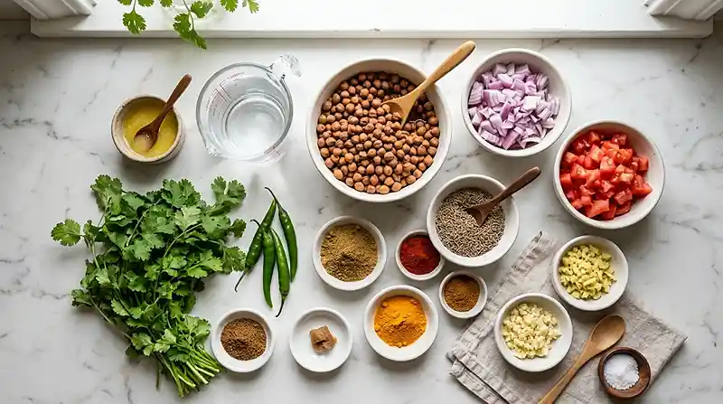 kala chana chaat​