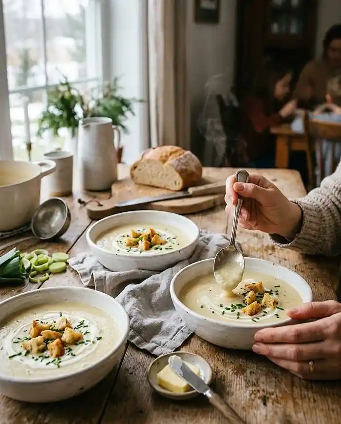 Gluten-Free Potato and Leek Soup Recipe 4 leek soup