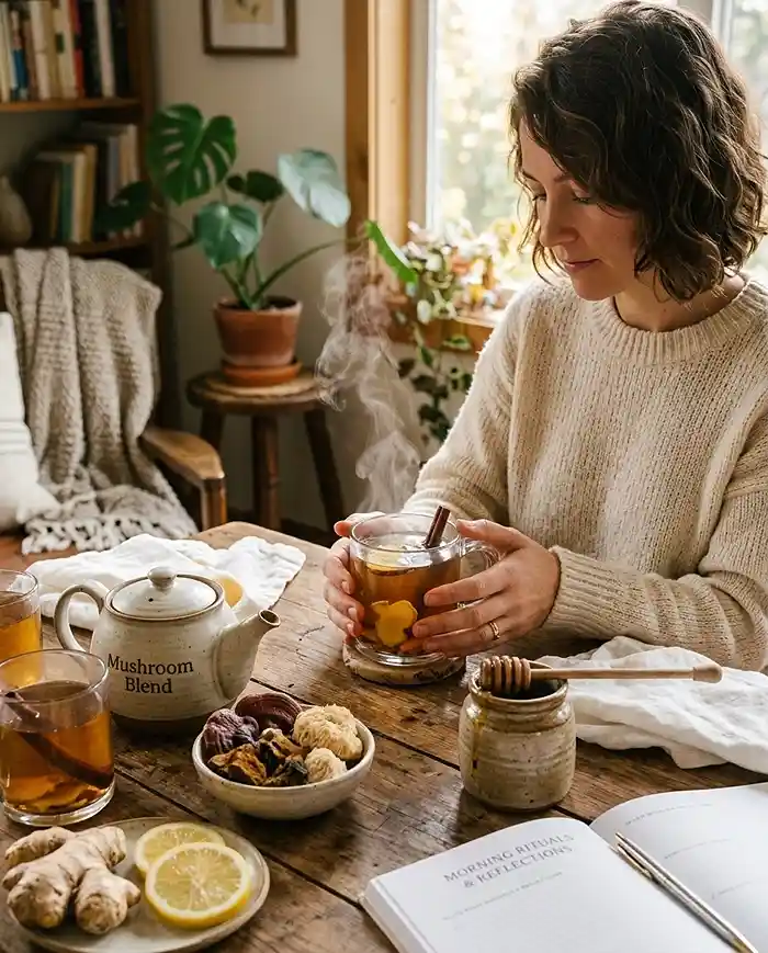 How to Make Gluten-Free Mushroom Tea 4 mushroom tea