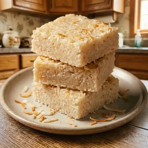 3-Ingredient No Bake Coconut Crack Bars 5 3-Ingredient No Bake Coconut Crack