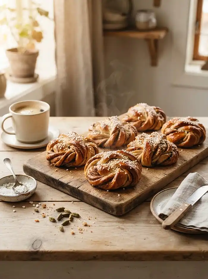 Swedish Cardamom Buns 4 Authentic Swedish Cardamom Buns Gluten-Free