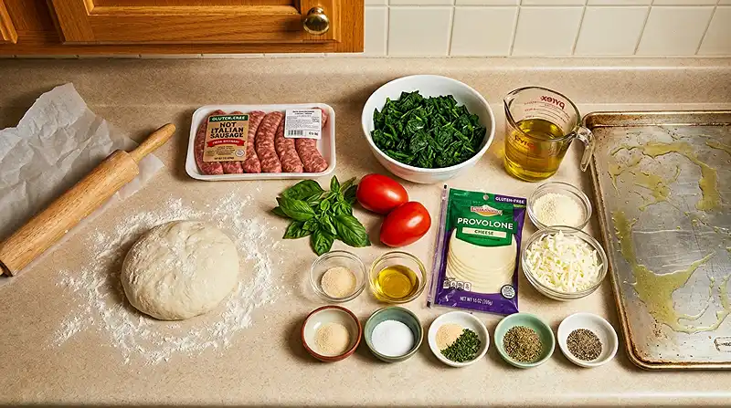 Italian Spinach Pizza 2 Best Gluten-Free Spinach Pizza for Dinner