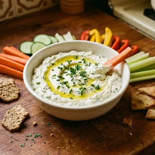 Blended Cottage Cheese Dip