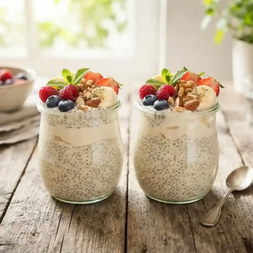 Chia Seed Pudding with Yogurt 5 Chia Seed Pudding with Yogurt