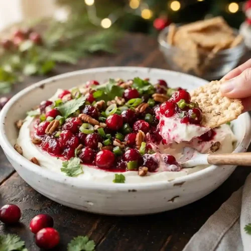 Cranberry Jalapeno Cream Cheese Dip