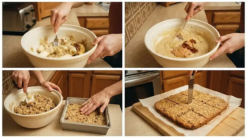 Flourless Oatmeal Cookie Bars 3 Energy bars