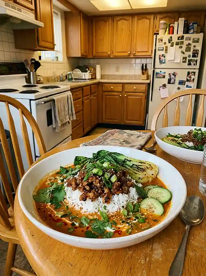 Red Curry Beef Broth Bowls 4 Flavorful Red Curry Beef Soup with Gluten-Free Ingredients