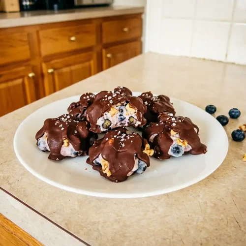 Frozen Greek Yogurt Berry Clusters 5 Frozen Greek Yogurt Berry Clusters