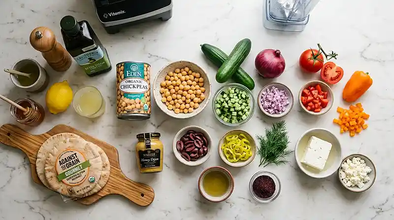 Gluten-Free Chickpea Scoopable Salad 2 Gluten-Free Chickpea Salad