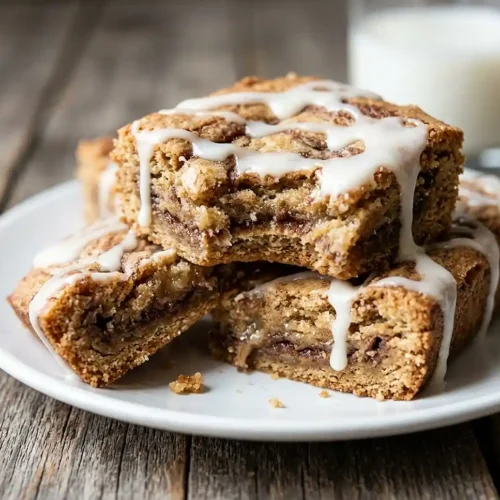 Gluten-Free Cinnamon Roll Blondie Bars 5 Gluten-Free Cinnamon Roll Blondie Bars