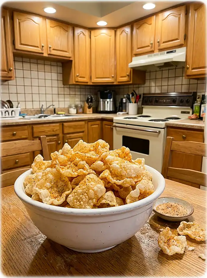Crispy Puffed Rice Paper Chips 4 Gluten-Free Crispy Rice Paper Chips from Scratch