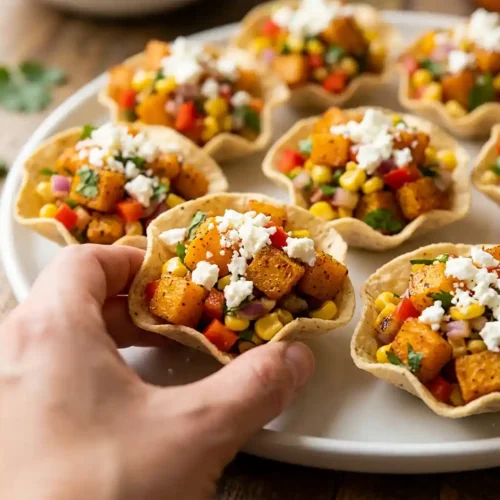 Gluten-Free Roasted Pumpkin Corn Salsa Cups 5 Gluten-Free Roasted Pumpkin Corn Salsa Cups
