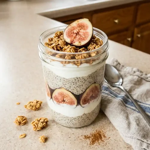 Gluten-Free Vanilla Fig Chia Parfaits 5 Gluten-Free Vanilla Fig Chia Parfaits