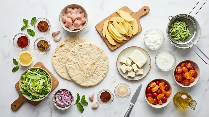 Gluten-Free Chicken Halloumi Gyros Recipe 2 Halloumi Gyros