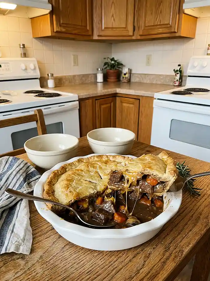 Homemade Gluten-Free Steak and Guinness Pie