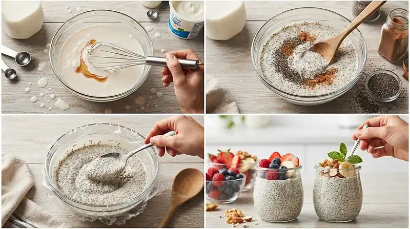 Chia Seed Pudding with Yogurt 3 How to Make Chia Seed Pudding with Yogurt