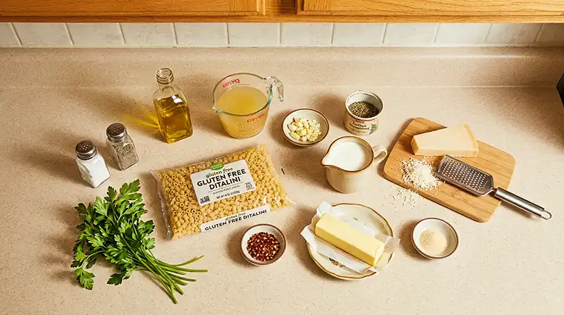 Creamy One-Pan Ditalini Pasta 2 How to Make Creamy Gluten-Free Ditalini Pasta