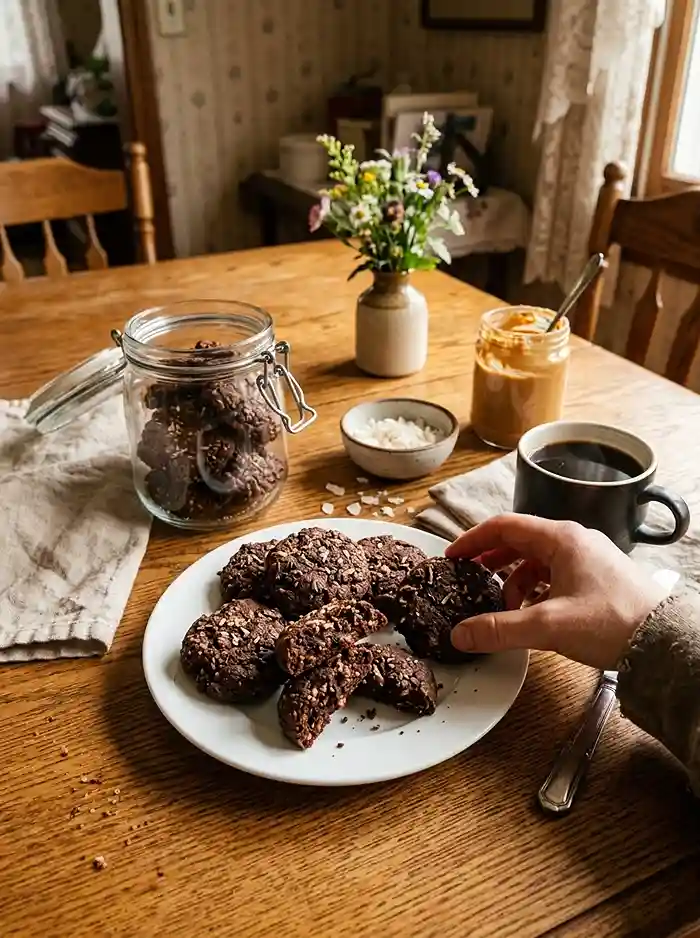 Keto No Bake Cookies 4 Keto friendly
