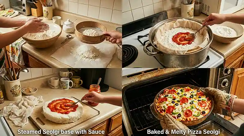 Gluten-Free Pizza Seolgi 3 Korean fusion dessert