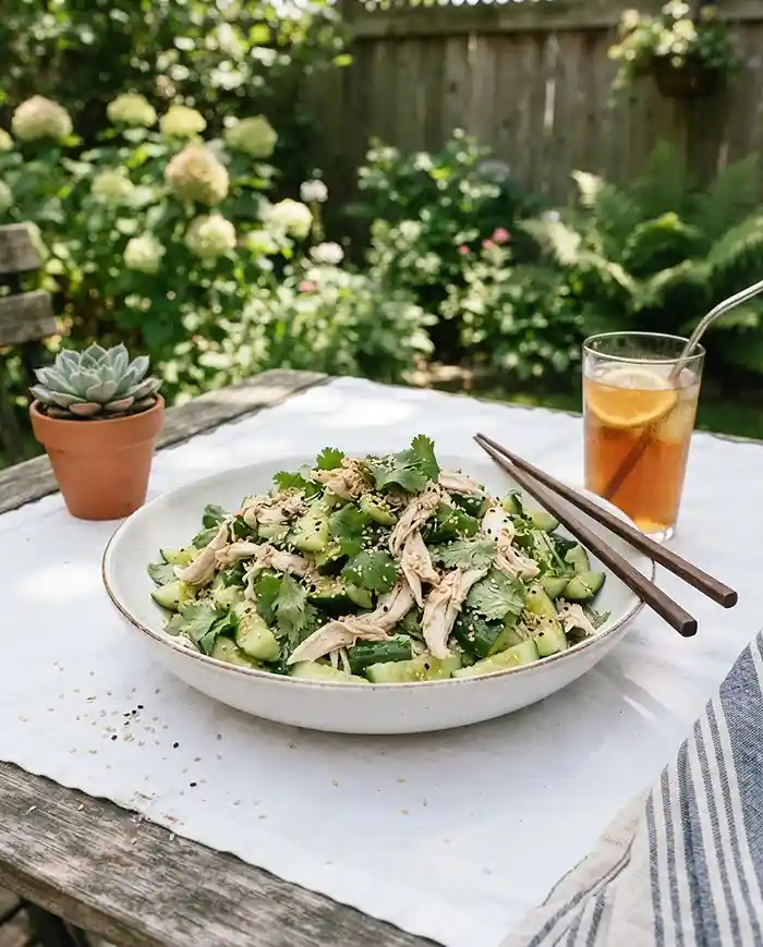 Gluten-Free Logan Whole Cucumber Salad 4 Logans TikTok Recipe